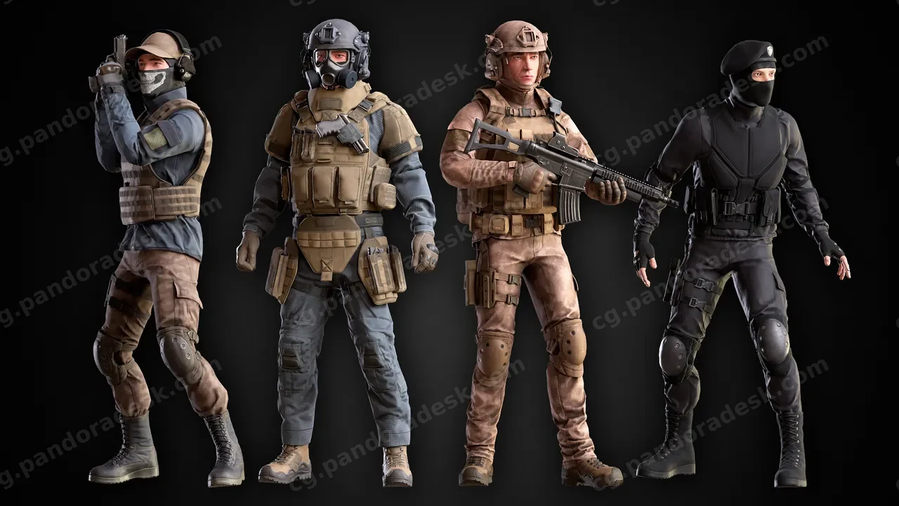 军事士兵 - Military Soldier Mega Bundle