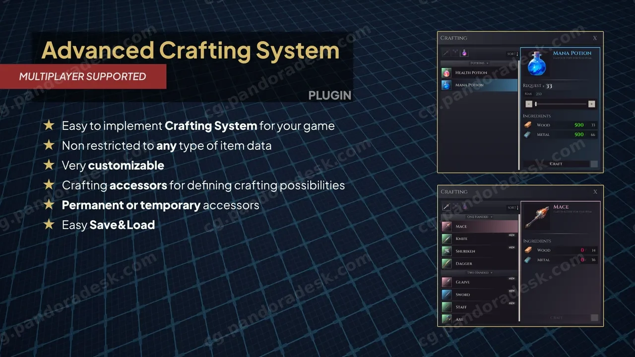 高级制作系统 - 插件 Advanced Crafting System - Plugin