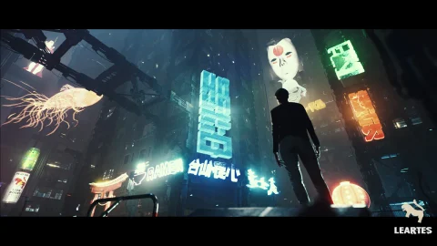 赛博朋克日本全息图 - Cyberpunk Japan Holograms
