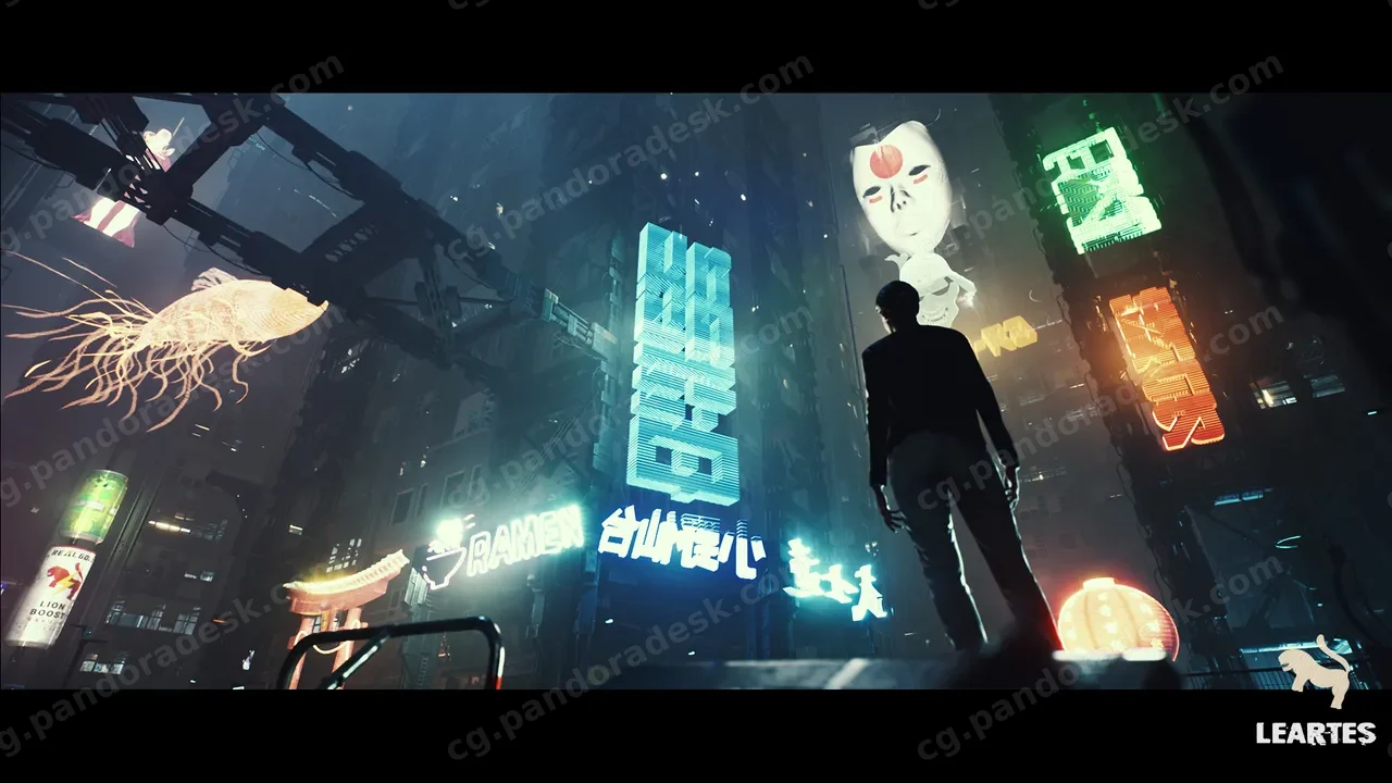 赛博朋克日本全息图 - Cyberpunk Japan Holograms
