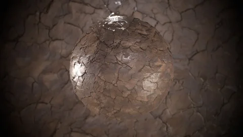 七种泥浆表面材质球 Mud Surfaces Material Pack 4