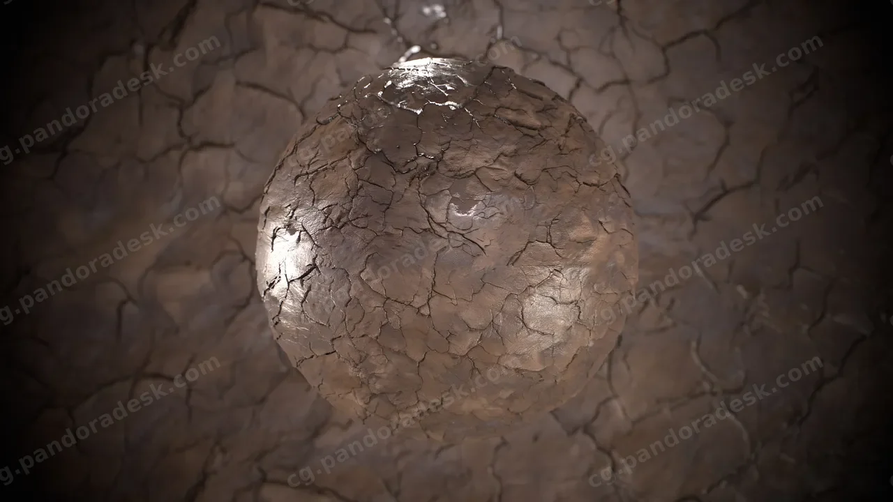七种泥浆表面材质球 Mud Surfaces Material Pack 4