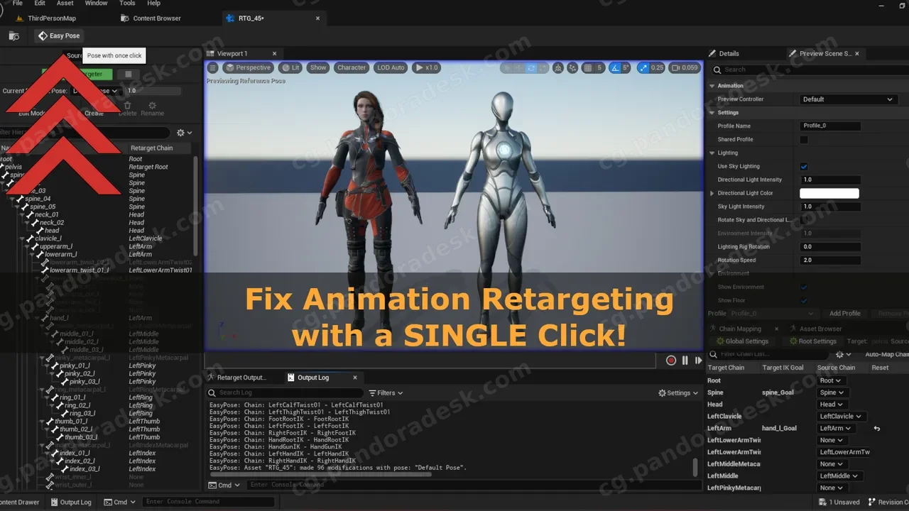 一键简化姿势匹配 - Easy Pose v2.0.3