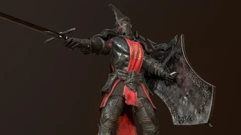 中世纪火山骑士战士-Knight Vesuvius (Modular)
