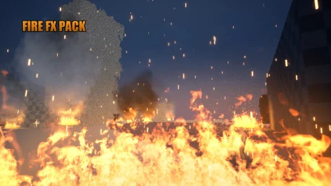 火焰烟雾特效-Realistic Fire FX Pack