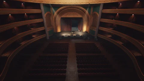 音乐厅内部环境（音乐厅内部展览剧院）Concert Hall Interior Environment