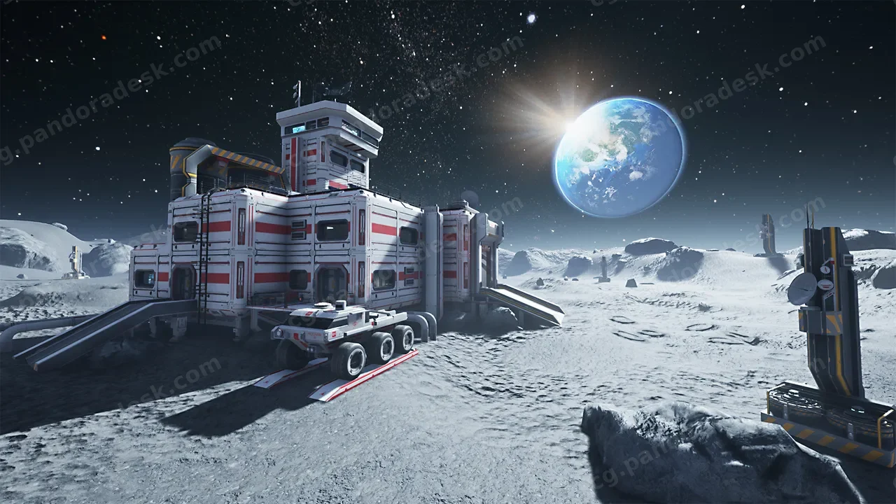 科幻月球基地 Sci Fi Moon Base