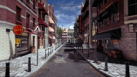 欧洲荷兰风格城镇-Modular European (Dutch Style) Town