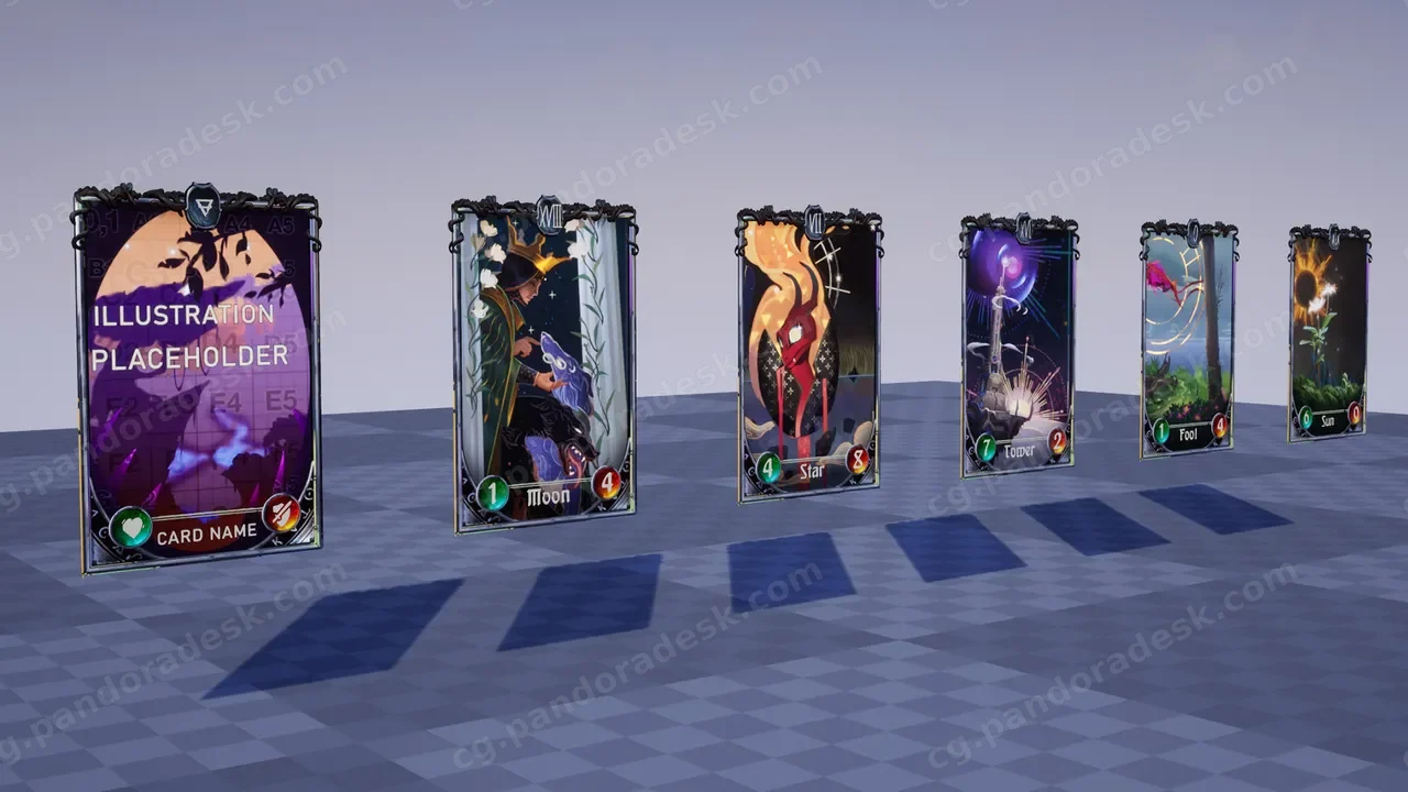 视差卡片材质 - Parallax Card Material