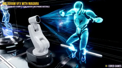 全息影像特效 - HOLOGRAM VFX With Niagara 2