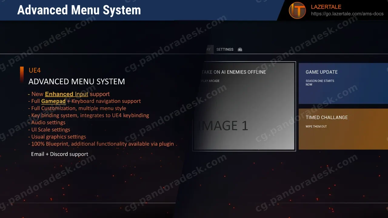 高级菜单和 UI 系统-Advanced Menu & UI System