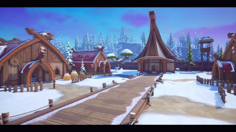 风格化的维京村 - Stylized Viking Village