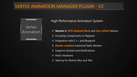 顶点动画管理器 - Vertex Animation Manager v2.4
