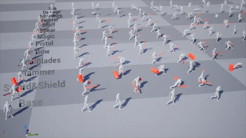 多种武器动画-Platform Animation