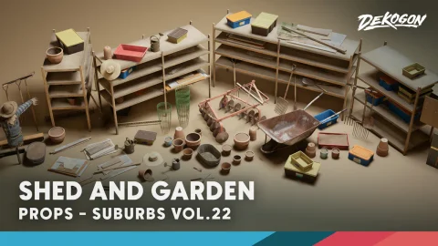 农场种植用品工具-Suburbs VOL.22 - Shed & Garden