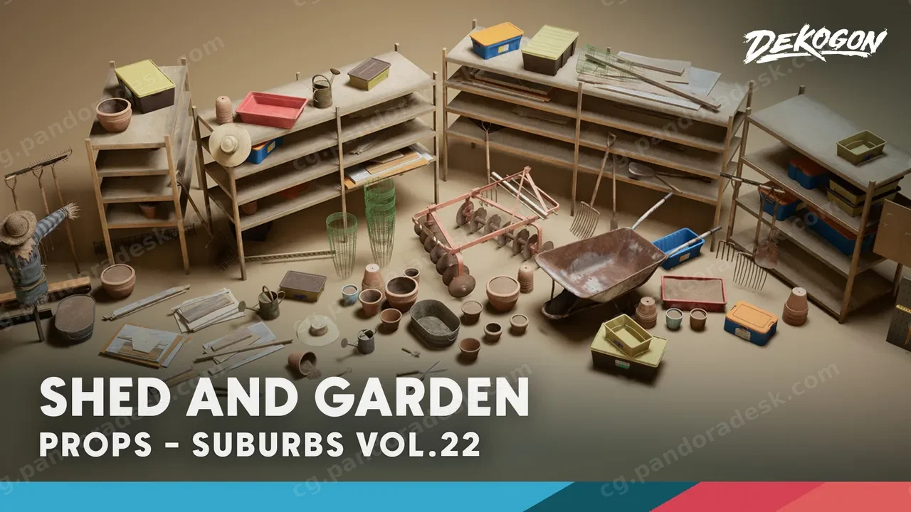 农场种植用品工具-Suburbs VOL.22 - Shed & Garden