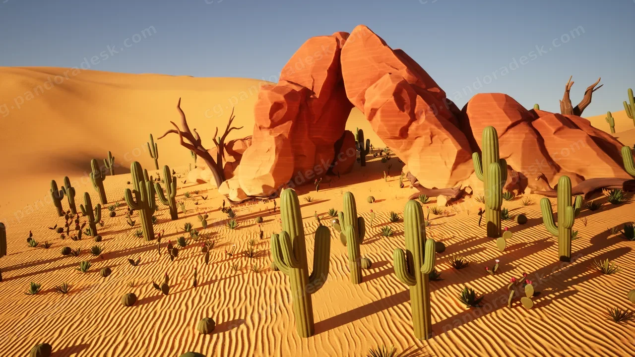 风格化PBR沙漠包 - Stylized PBR Desert Pack