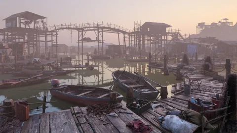 渔村 Fishing Village