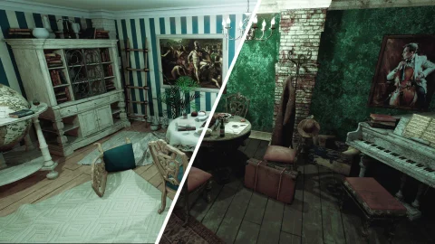 古典复古房间-Classic Room