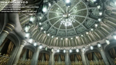 华丽的哥特式宫殿-Ornate Gothic Dome