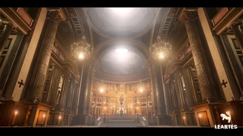 欧式大教堂-Church/ Cathedral Interior Environment