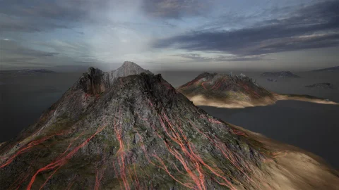 火山岛屿-Brushify - Volcano Pack