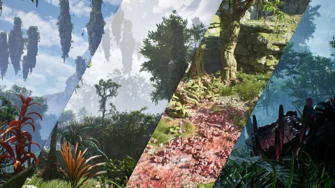 科幻丛林生物群落 - Scifi Jungle Biome