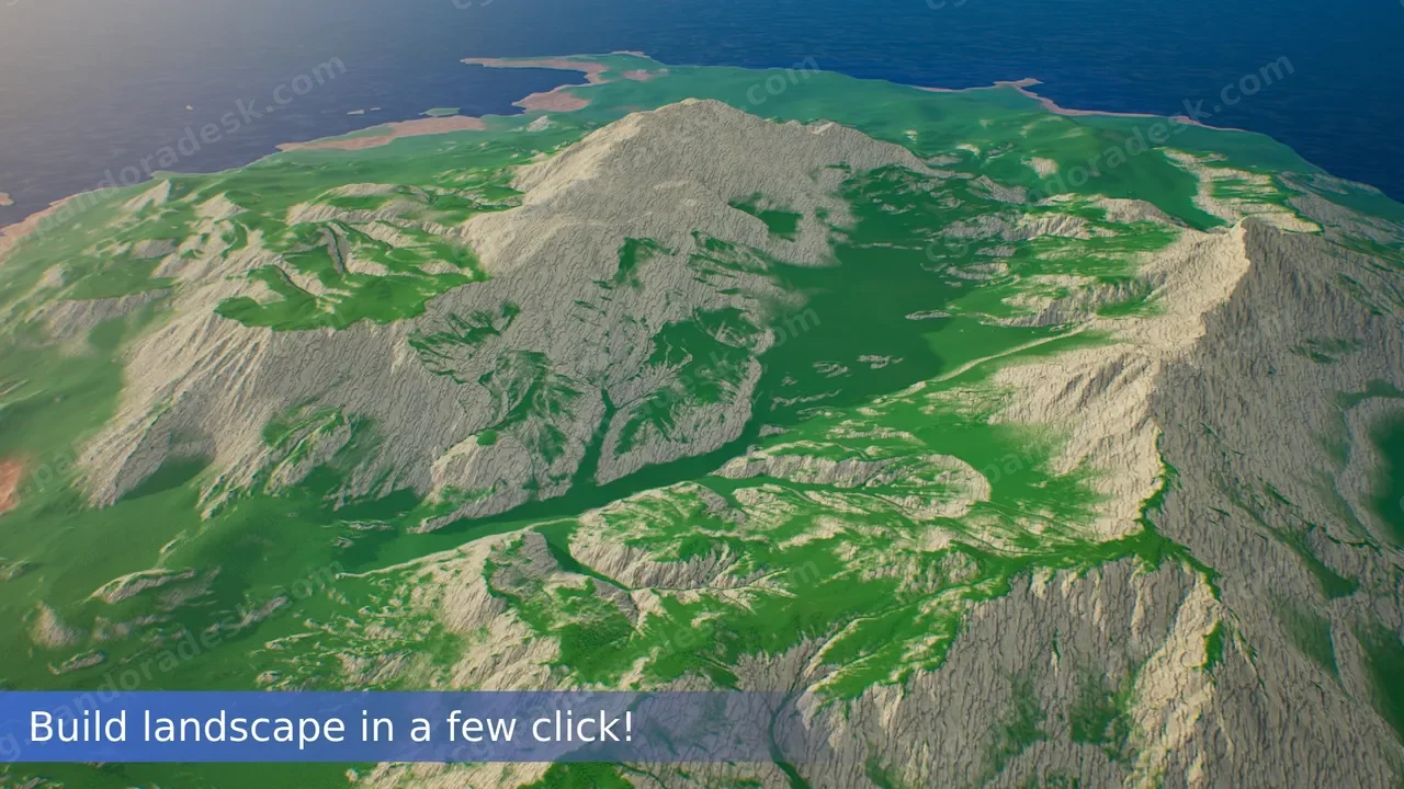 PCG程序生成大世界 - Calysto World 2.0 (Previously Massive World) PCG procedural world generation
