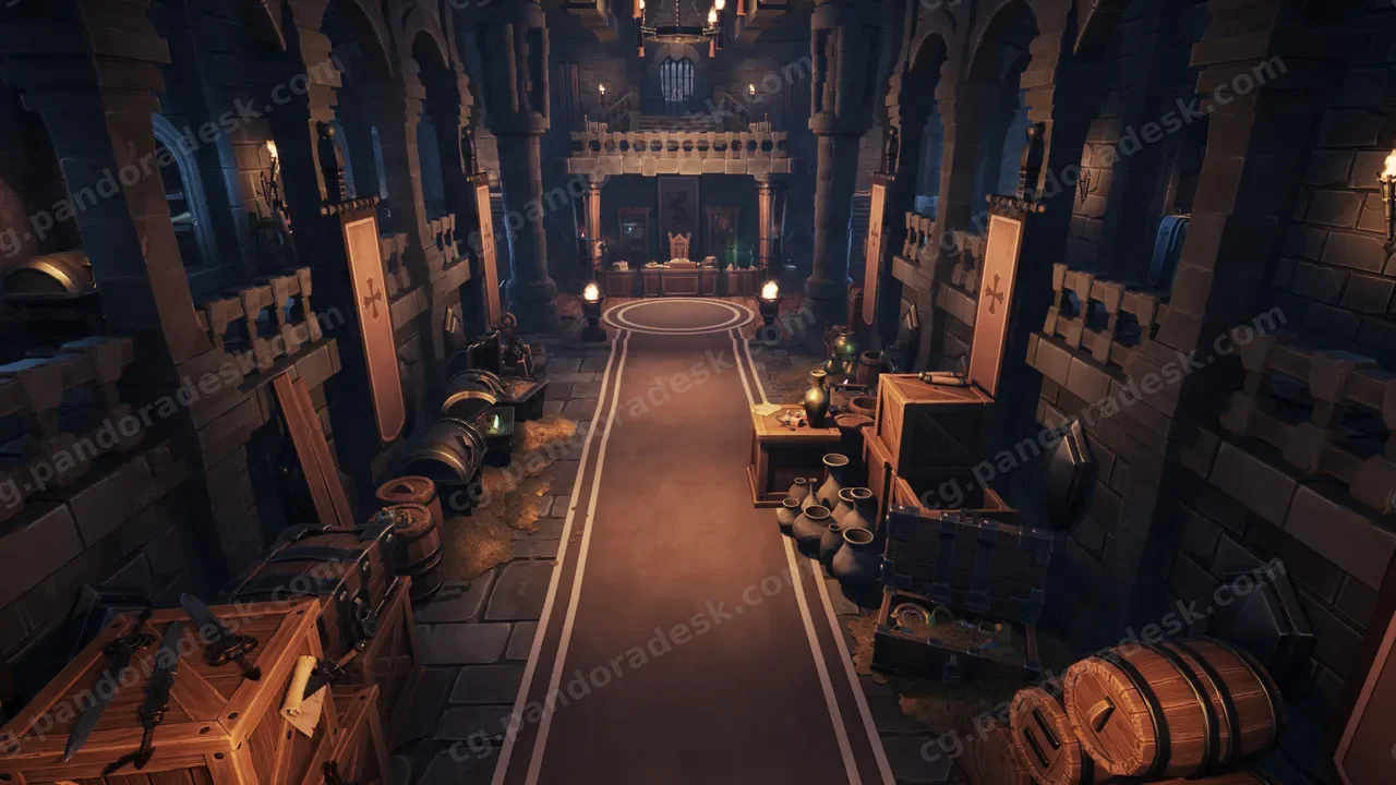 风格化的地牢城堡 - Stylized Dungeon Castle