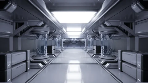 科幻内饰场景 - Sci-Fi Interior 04