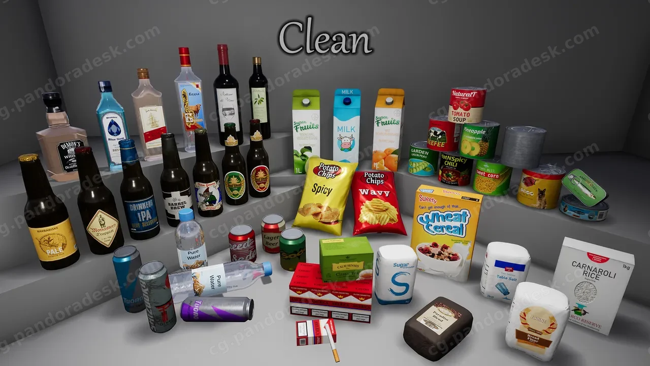 超市产品 - Supermarket Product - Food and Drinks - Part 1