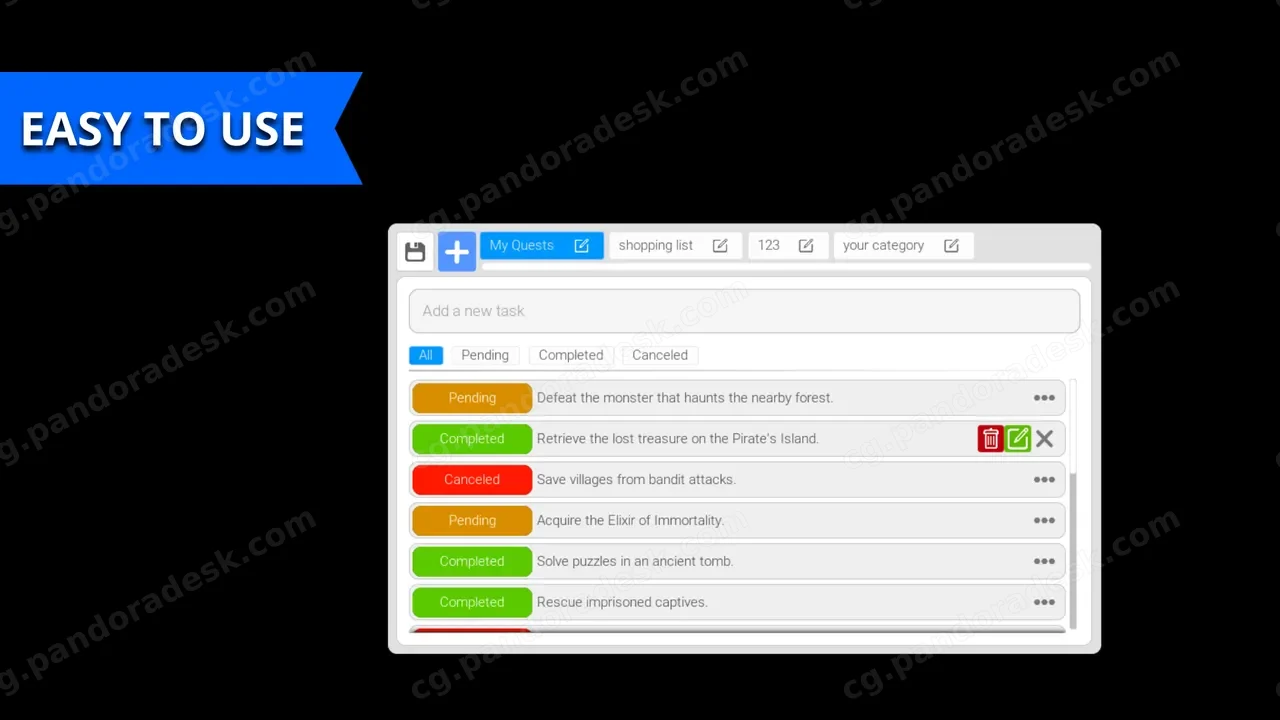 简单的待办事项清单 Simple To Do List
