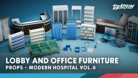 现代医疗道具 - Modern Hospital Props VOL.6