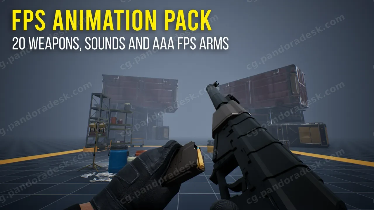 第一人称射击动画插件 FPS Animation Pack Ultimate