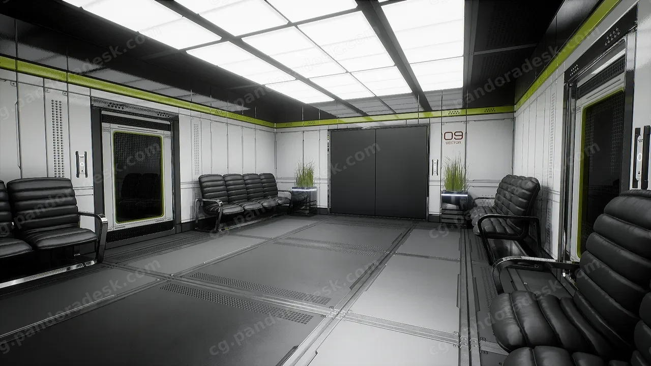 模块化科幻办公室 - Modular Sci Fi Office