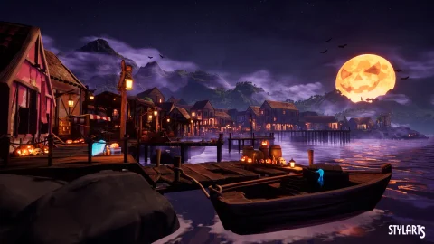 风格化万圣节村 - Stylized Halloween Village