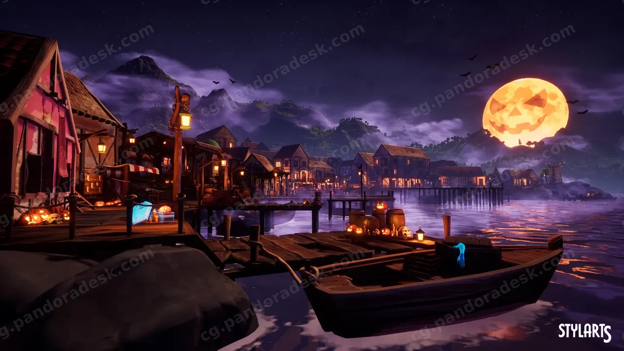 风格化万圣节村 - Stylized Halloween Village