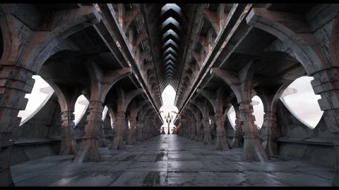混凝土走廊 - Concrete Hallway