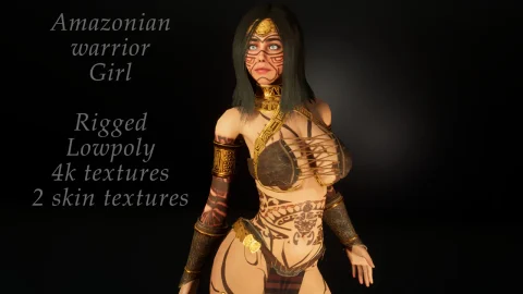 亚马逊女战士 - Amazonian warrior girl