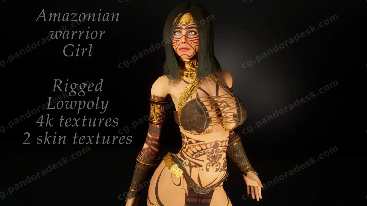 亚马逊女战士 - Amazonian warrior girl
