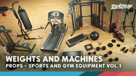 运动和健身器材 - Sports and Gym Equipment VOL.1