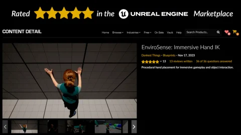 沉浸式手部IK交互 - EnviroSense: Immersive Hand IK
