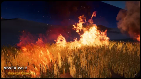 火焰特效 - M5 VFX Vol2. Fire and Flames(Niagara)