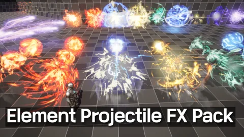 元素抛射特效包-Element Projectile FX Pack