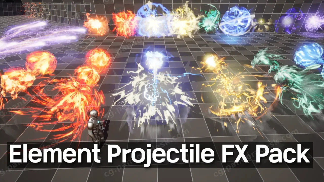 元素抛射特效包-Element Projectile FX Pack