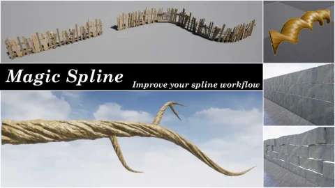 魔法样条插件 - Magic Spline Plugin