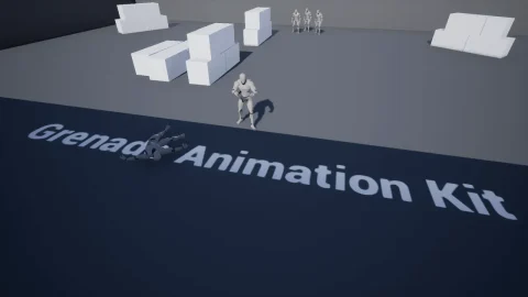 投掷手榴弹动画 - Grenade Animation Kit