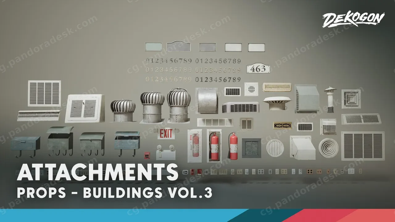建筑 第3卷 - 附件 Buildings VOL.3 - Attachments