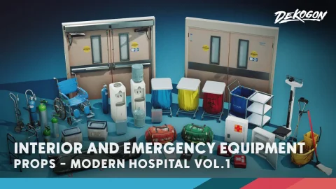 现代医疗道具 - Modern Hospital Props VOL.1