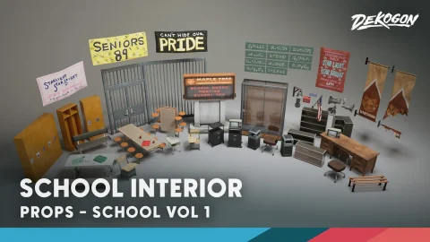 学校 第一卷 - 学校内部 School VOL.1 - School Interior